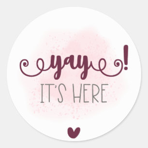 Adesivo Redondo Sticker, Clássicos Autocolantes.