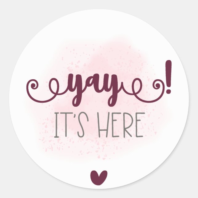 Adesivo Redondo Sticker, Clássicos Autocolantes. (Frente)