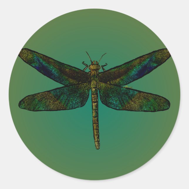 Adesivo Redondo Sticker de Frota de setembro Wing Dusk (Frente)