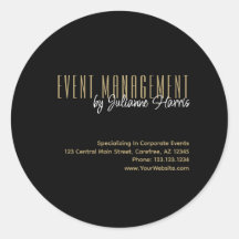 Sticker de Gerenciamento de Eventos de Negócios Ma