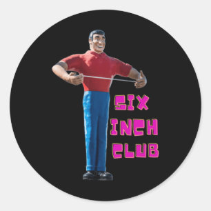 Adesivo Redondo Sticker do Clube de Seis polegadas