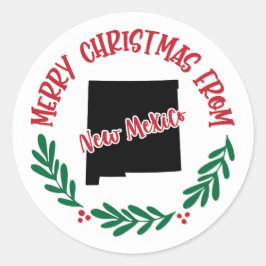Adesivo Redondo Sticker do Novo México