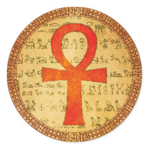 Sticker Egípcio - Ankh Cross