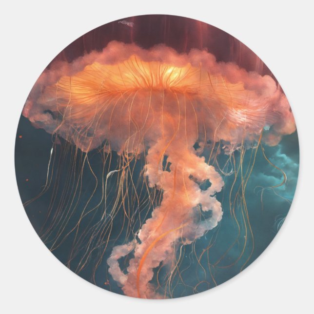 Adesivo Redondo Sticker Express: Sua dose diária de Whimsy" (Frente)