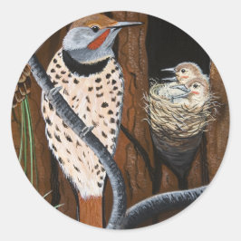 Adesivo Redondo Sticker "Flicker"