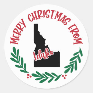 Adesivo Redondo Sticker Holiday de Idaho