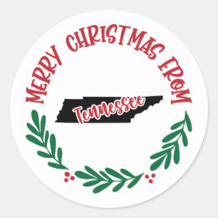 Adesivo Redondo Sticker Holiday do Tennessee