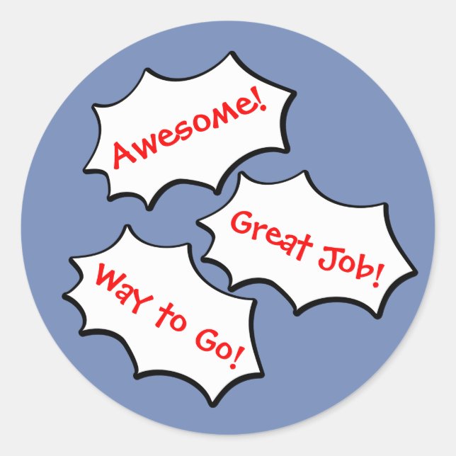 Adesivo Redondo Sticker Incrível (Frente)