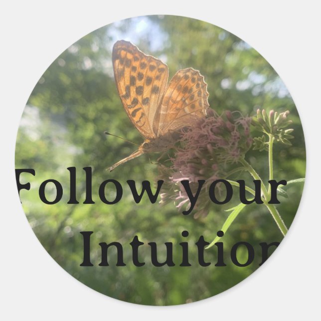 Adesivo Redondo Sticker Intuition (Frente)