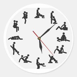 Adesivo Redondo Sticker kamasutra