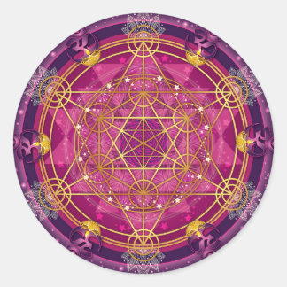 Adesivo Redondo Sticker Metatron