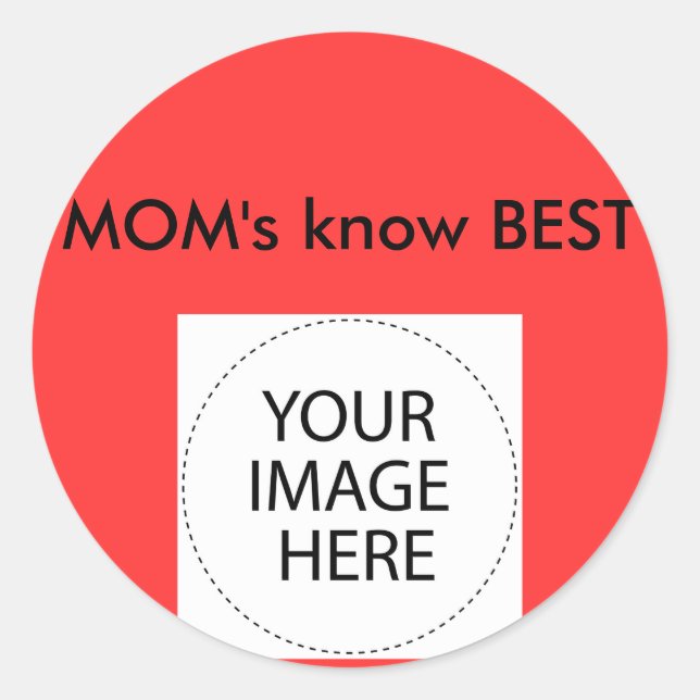 Adesivo Redondo Sticker Modelo O MUSEUM Zazzle Gifts (Frente)