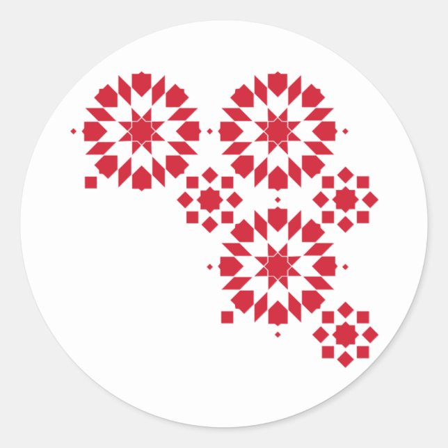 Adesivo Redondo Sticker Moroccan Zelij* Ceramic (Frente)