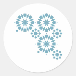 Adesivo Redondo Sticker Moroccan Zelij* Ceramic