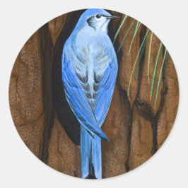 Adesivo Redondo Sticker "Mountain Bluebird"