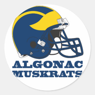 Adesivo Redondo Sticker - Muskrats Algonac