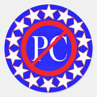 Adesivo Redondo sticker_NO "PC"
