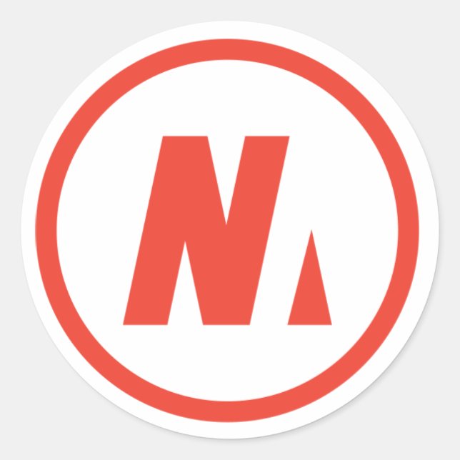 Adesivo Redondo Sticker Nousmotards Rond (Frente)