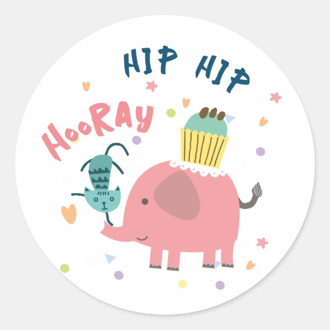 Adesivo Redondo Sticker olifant (Frente)