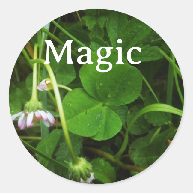 Adesivo Redondo Sticker Porte-bonheur Magic (Frente)