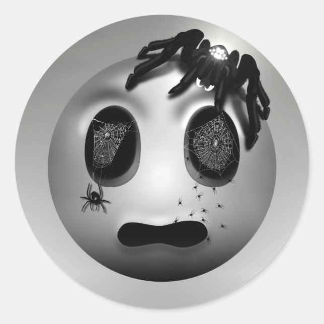 Adesivo Redondo Sticker Rond Spidermoji (Frente)