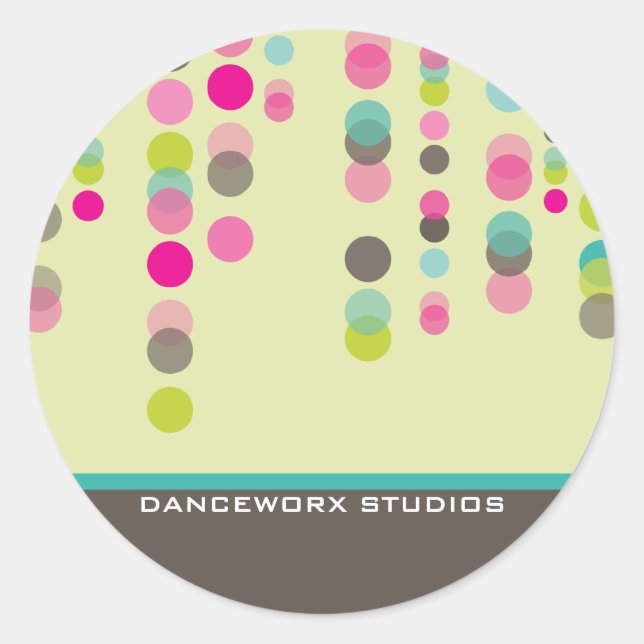 Adesivo Redondo STICKER SEAL: discotek 1 (Frente)