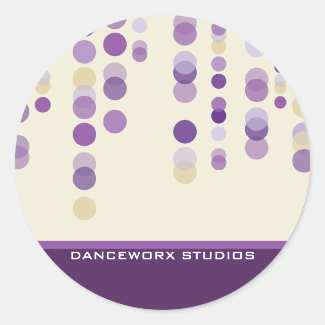 Adesivo Redondo STICKER SEAL :: discotek 7 (Frente)