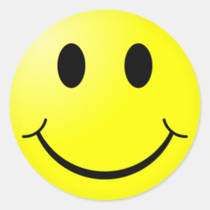 Adesivo Redondo sticker_Smile