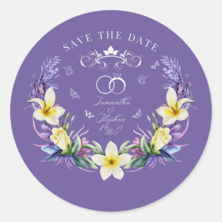 ADESIVO REDONDO STICKER SOUS THEME MARIAGE