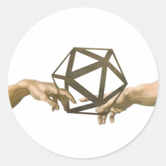 Adesivo Redondo Sticker Touch of Kleros