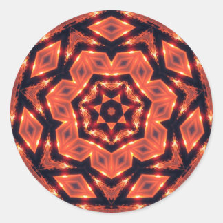 Adesivo Redondo Sticker tribal-geometriks