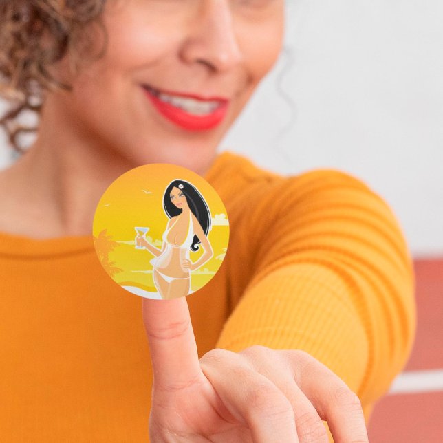 Adesivo Redondo Stickers (Criador carregado)