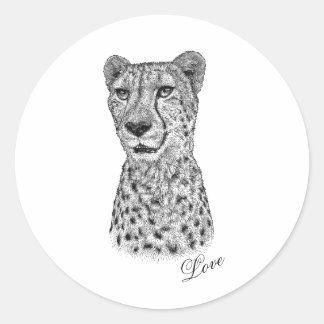 Adesivo Redondo Stickers - Amor