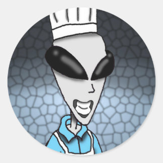 Adesivo Redondo Stickers - Área 51 Gym o cozinheiro