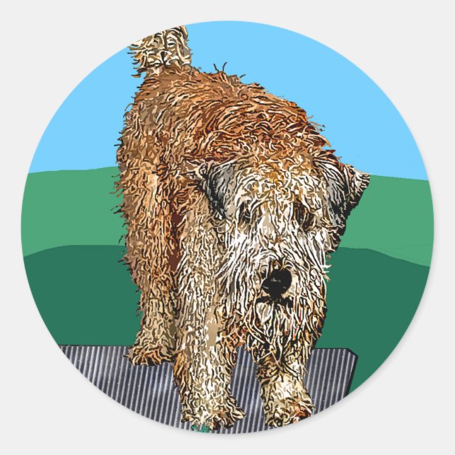 Adesivo Redondo Stickers: "Campo Infeliz" (Frente)