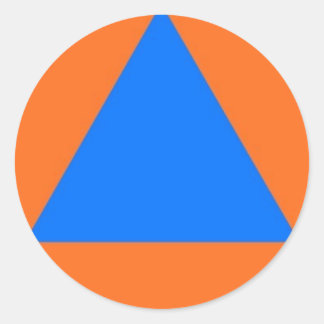 Adesivo Redondo Stickers Civiele Bescherming