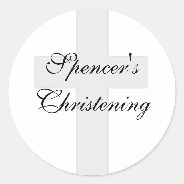 Adesivo Redondo Stickers "Cross" (Frente)