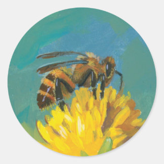 Adesivo Redondo Stickers de abelhas