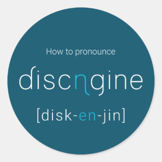 Adesivo Redondo Stickers Disk-En-Jin