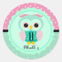 Stickers do mês de bebê