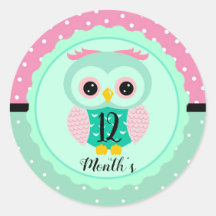 Stickers do mês de bebê