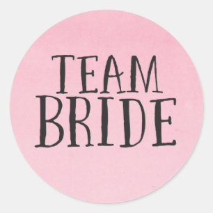 Adesivo Redondo Stickers do Team Bride
