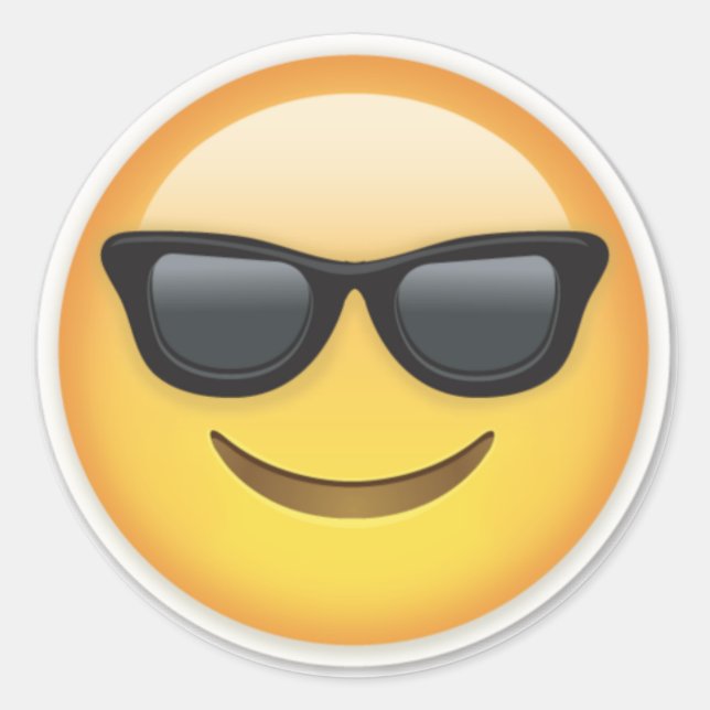 Adesivo Redondo Stickers emoji by French Store (Frente)