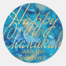 Stickers Feliz e Dourado Ronda de Chanukah