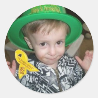 Adesivo Redondo Stickers For a Cure