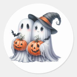 Adesivo Redondo Stickers Halloween