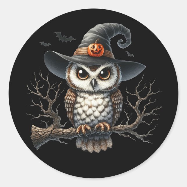 Adesivo Redondo Stickers Halloween (Frente)