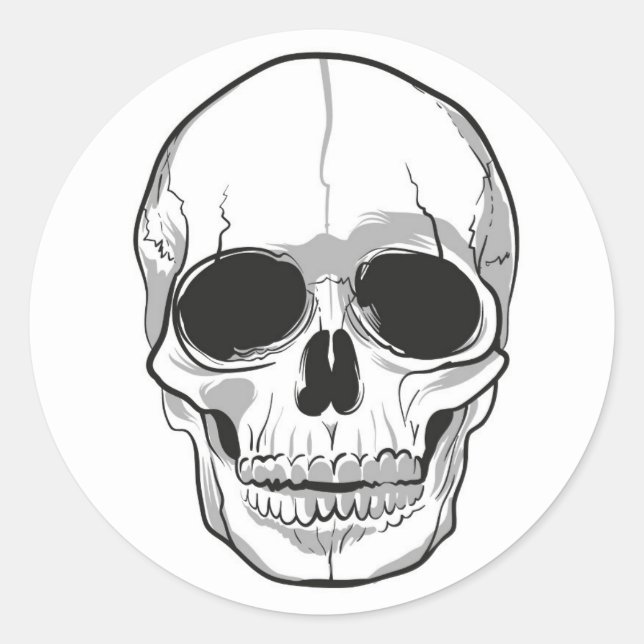 Adesivo Redondo Stickers Halloween (Frente)