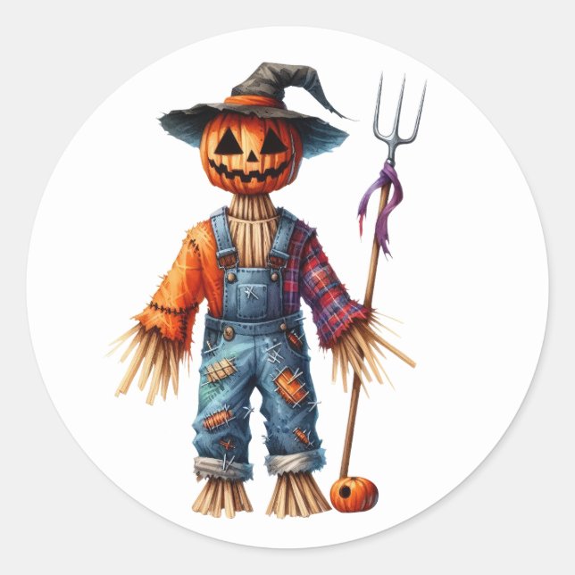 Adesivo Redondo Stickers Halloween (Frente)