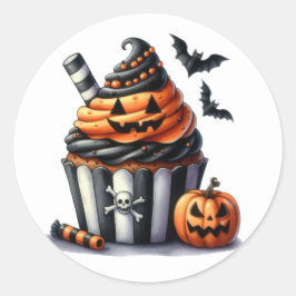 Adesivo Redondo Stickers Halloween